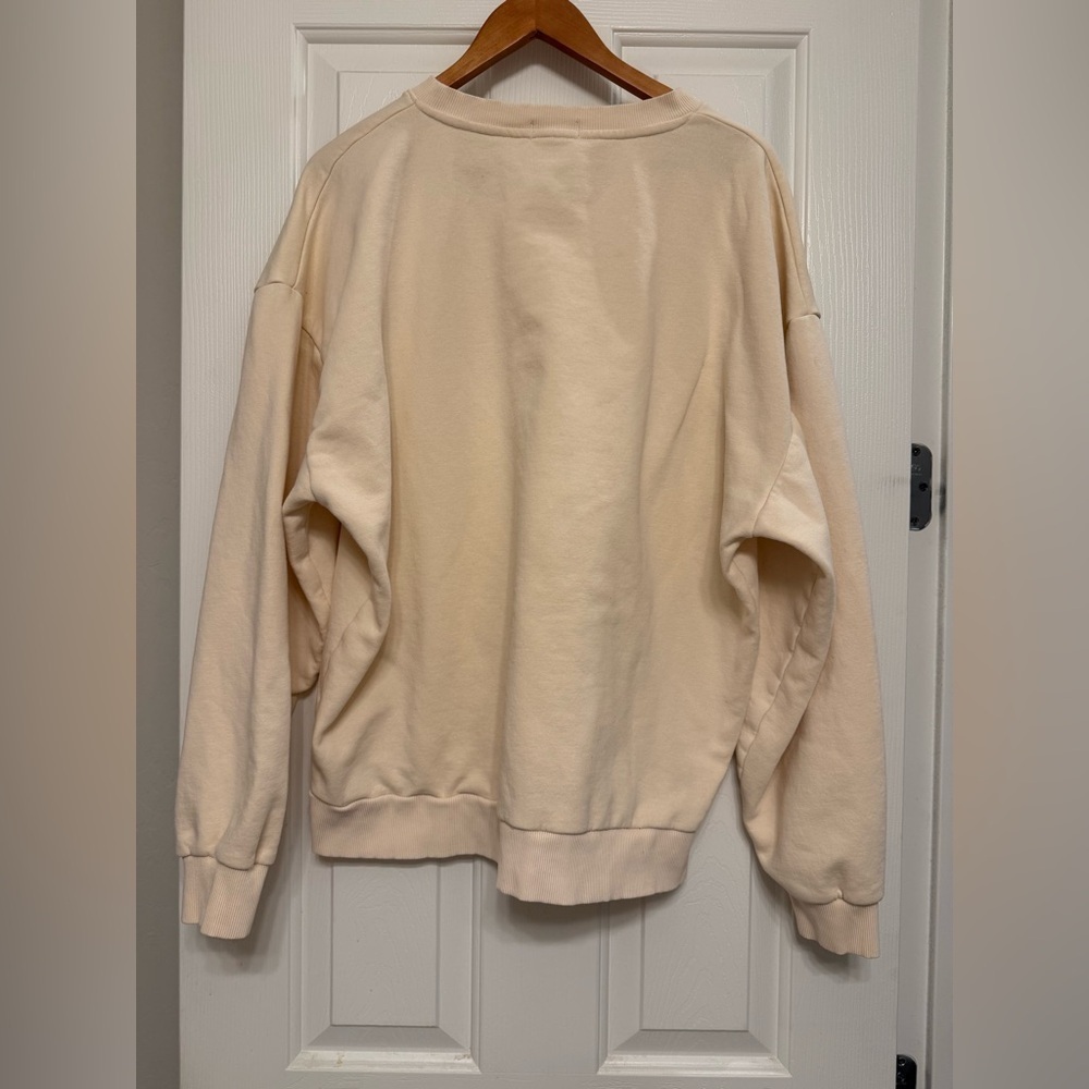 Nuuds Limited Edition Birthday Crewneck Sweatshirt - Bone/Sand Large - Picture 2 of 5